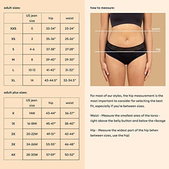 NEW!ORGANIC COTTON Thinx for All Period Better size LARGE - Picture 10 of 11